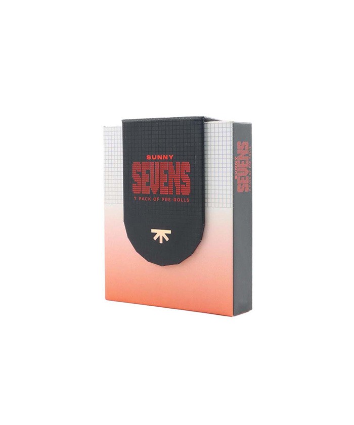 7 Pack Custom Pre Roll Magnetic Paper Box with Match Section
