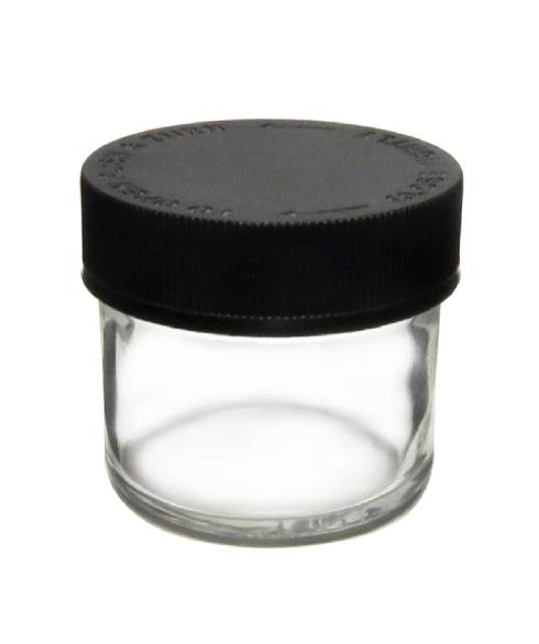 Clear Child Resistant Glass Jars

