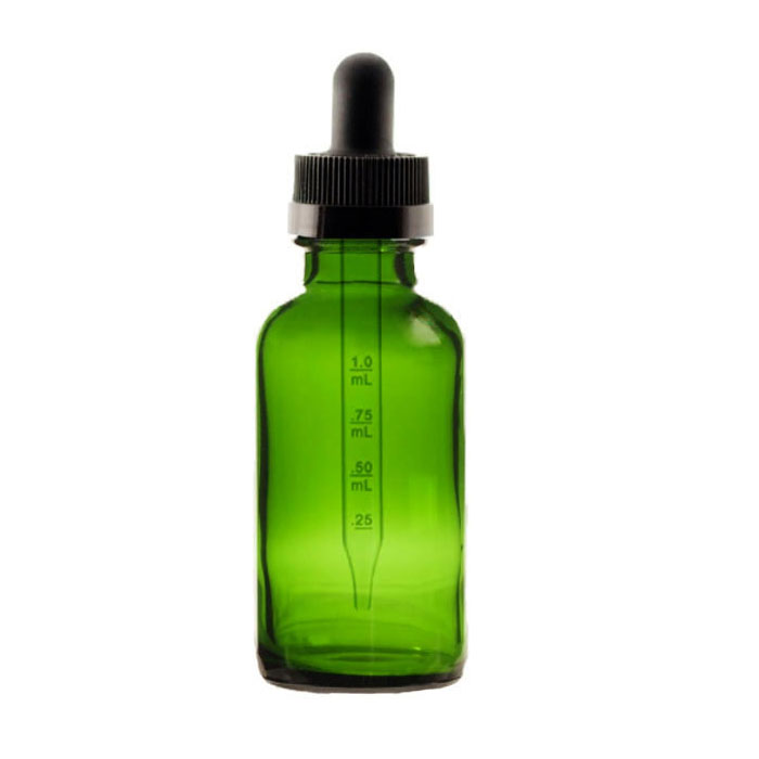 30ml Green Glass dropper tincture bottle