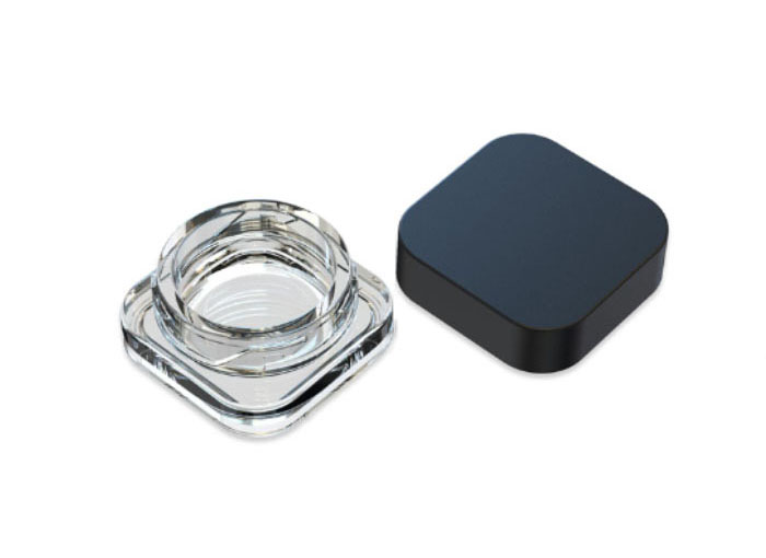 9ml Square Concentrate Glass Jar with CR lid