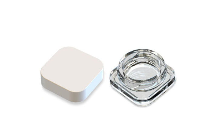 5ml Square Concentrate Glass Jar with CR lid