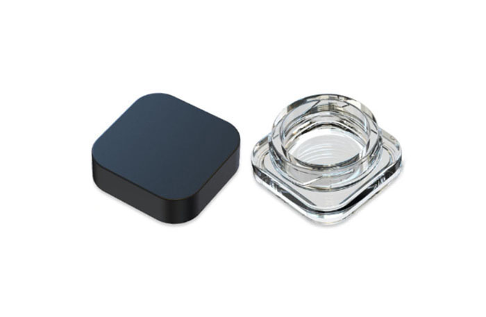 5ml Square Concentrate Glass Jar with CR lid