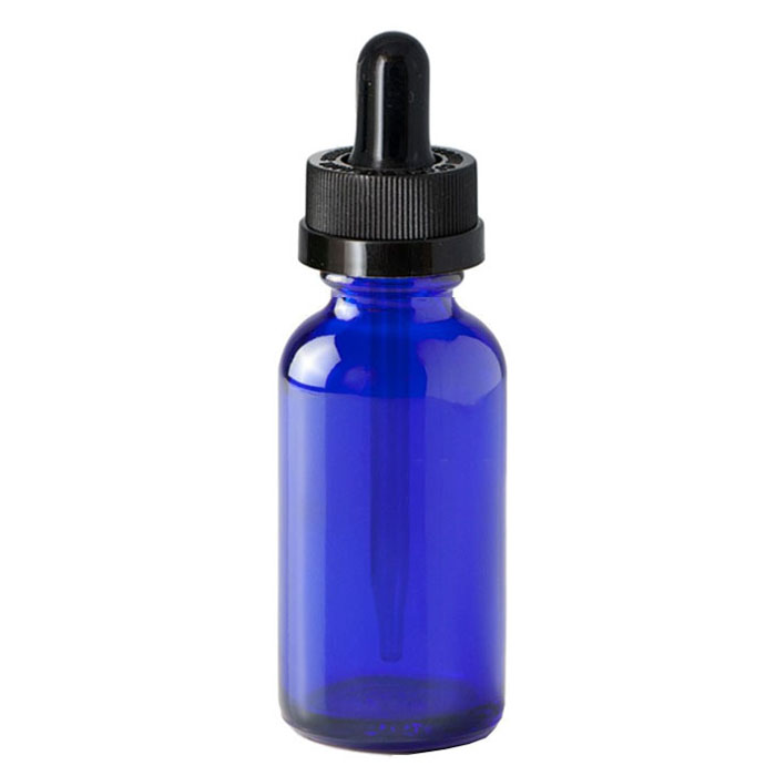 1oz(30ml) blue Glass dropper bottle