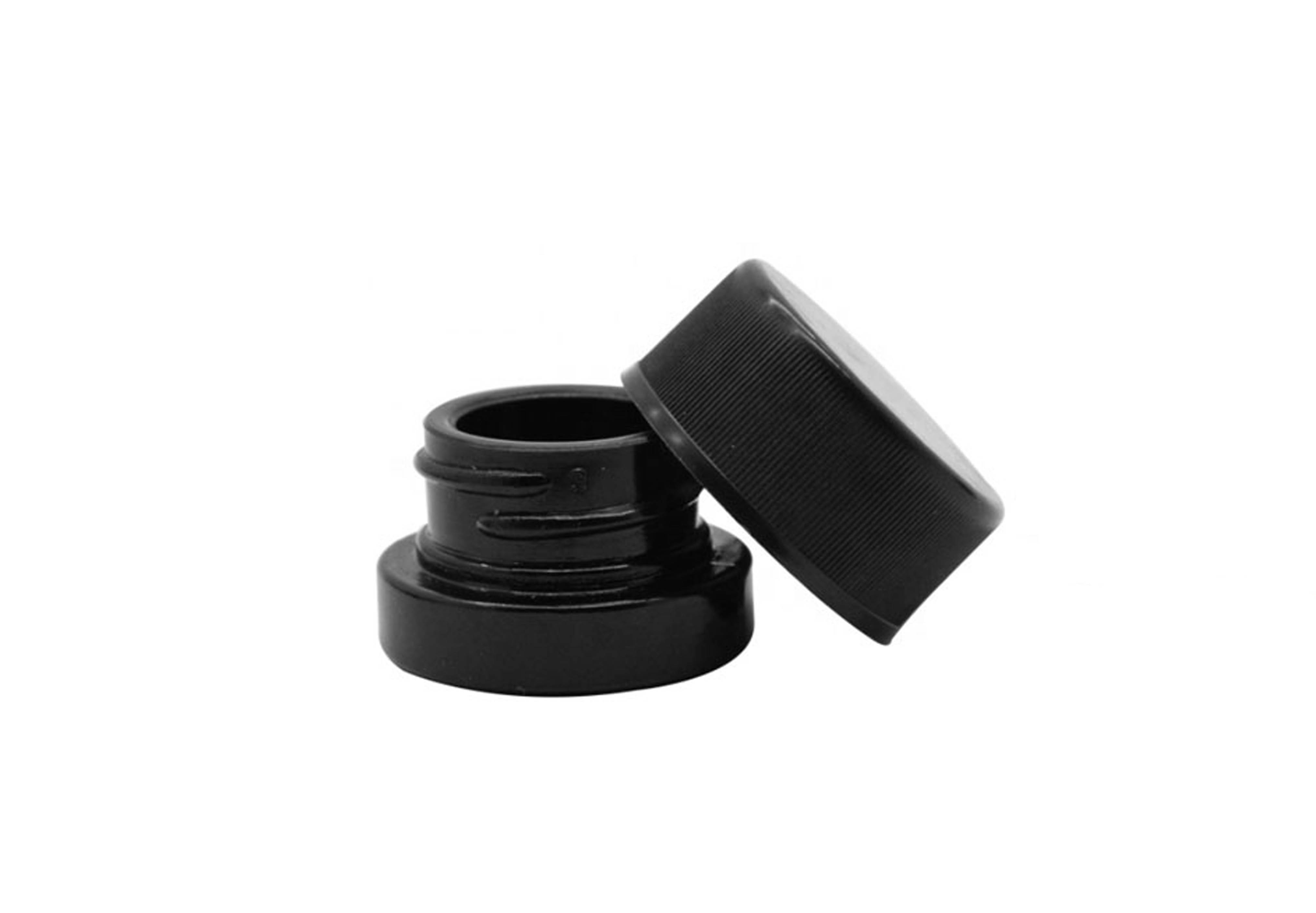 5ml Child Resistant Concentrate Black Glass Jars