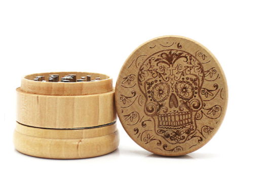 wood herb grinder