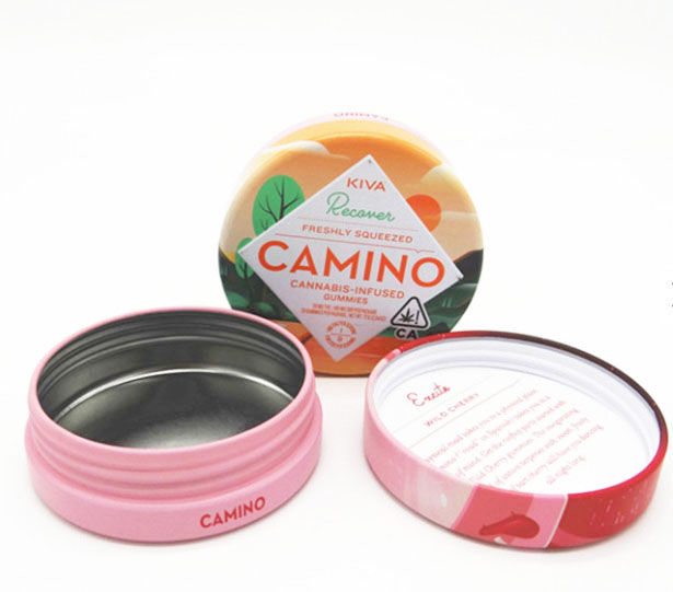 child resistant gummy tin box packaging
