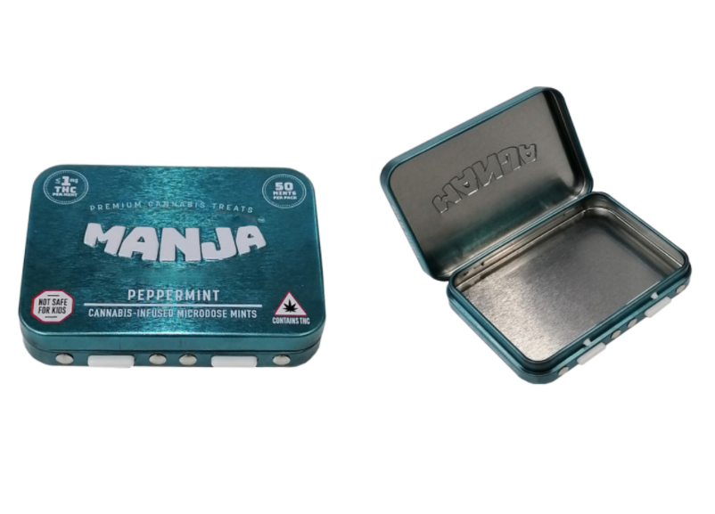 Child Resistant Edibles Tin Box