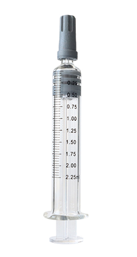 2.25ml Luer Slip Glass Syringe