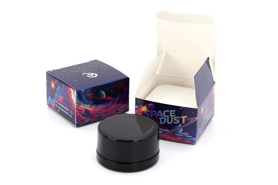 Concentrate Container Paperboard Box Custom Jar Packaging