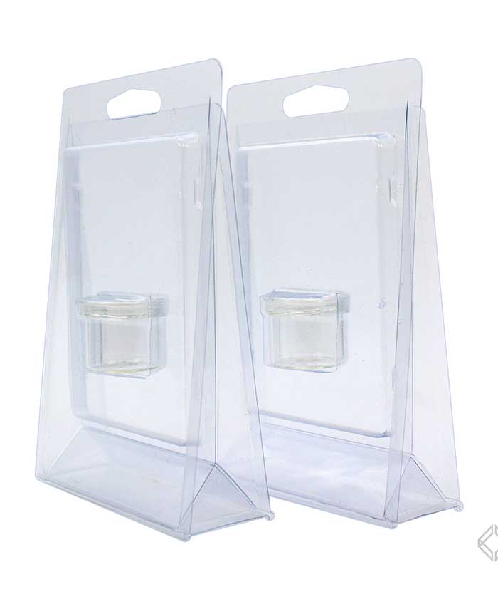 6ml Glass Jar Clamshell Blister Packs