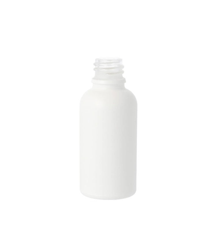 1oz matte opaque white dropper tincture bottle