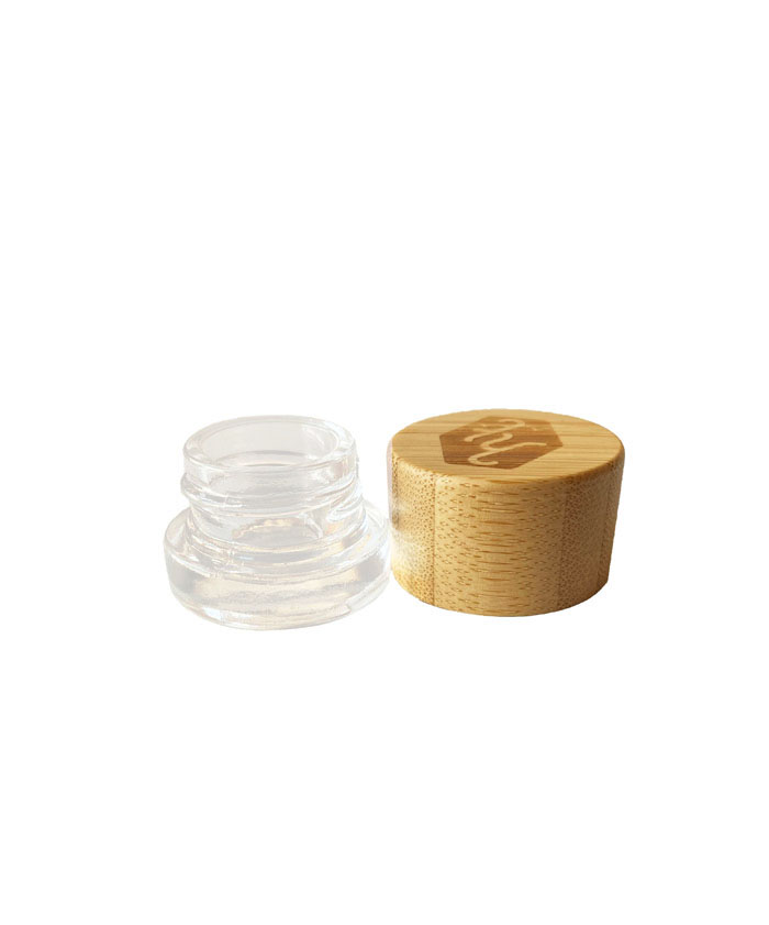 5ml  Concentrate Glass Jar with CR bamboo lid