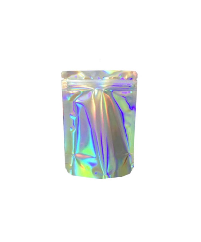 7g holographic smell proof mylar bags