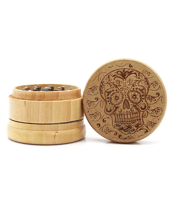 wood herb grinder