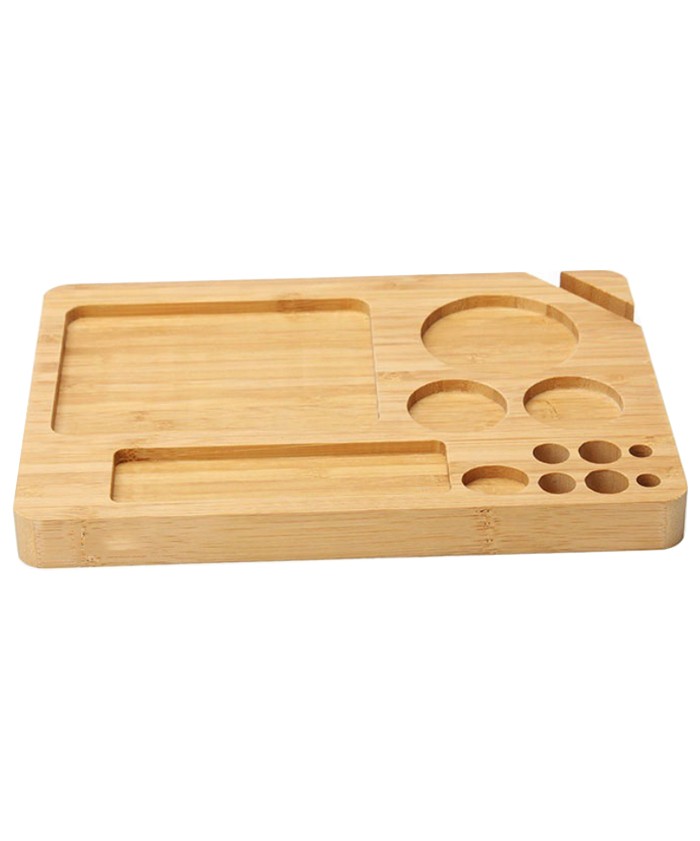 High quality bamboo wood rolling tray