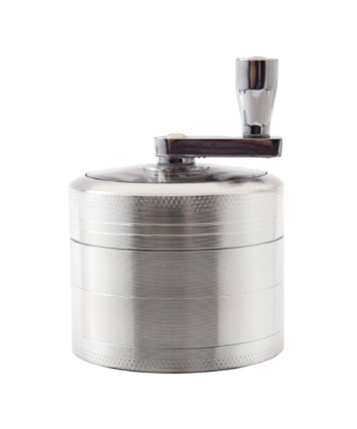 Chromium Crusher Herb Metal Grinder with Handle