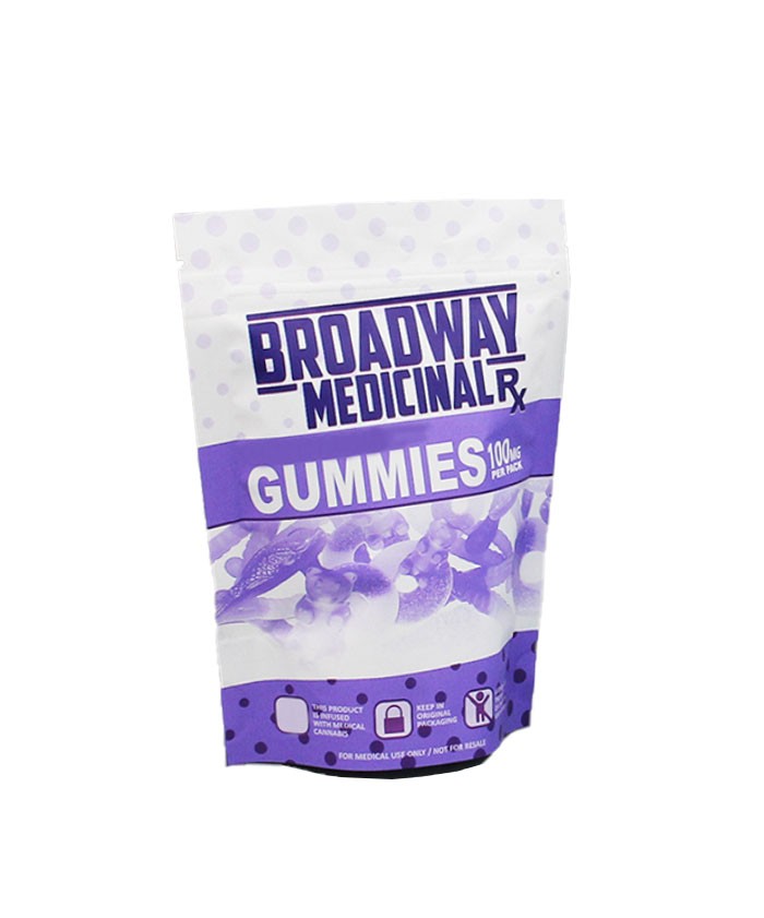 child resistant CBD gummy pouch bags