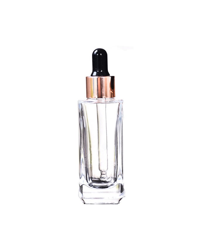 1oz (30ml) Square Glass Concentrate dropper bottle