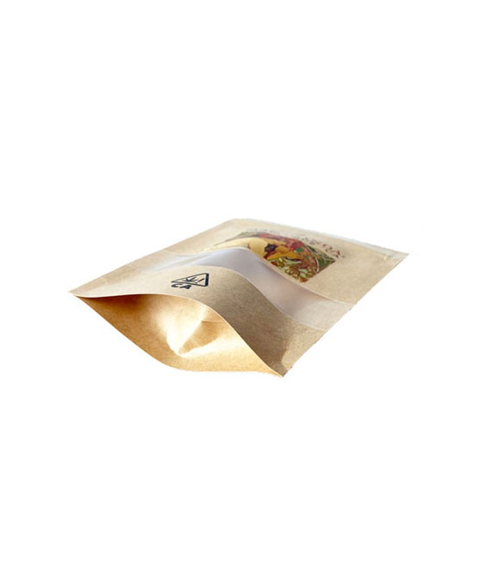 14g Kraft Paper Stand Up Pouch Packaging Bags