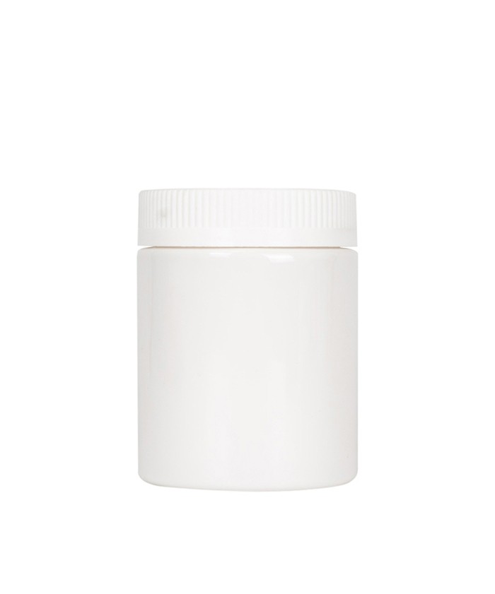5oz Opaque White Child Resistant PET Plastic Jars