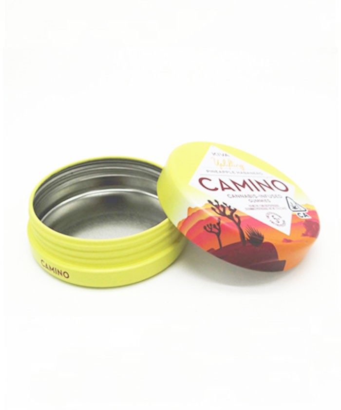 child resistant gummy tin box packaging