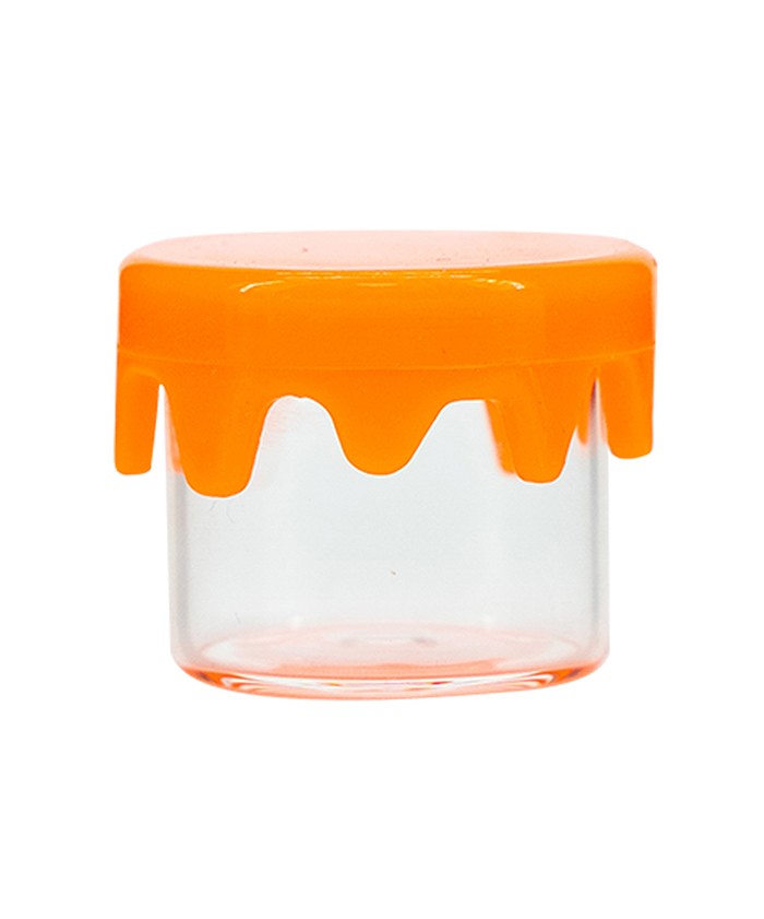 5ml 6ml Glass Concentrate Container with Silicone Lid