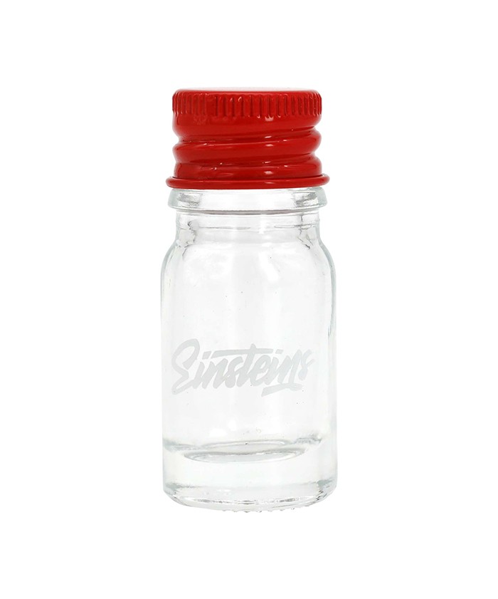 Custom Logo Mini 5mL Glass Bottle with Red Metal Lid